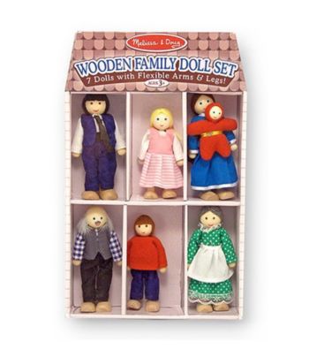 Melissa & Doug® Wooden Family Doll Set