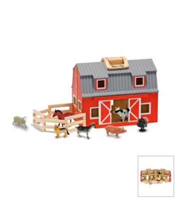 Melissa & Doug® Fold & Go Barn - Carrying Handle