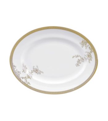 Vera Wang® Vera Lace Gold Oval Platter