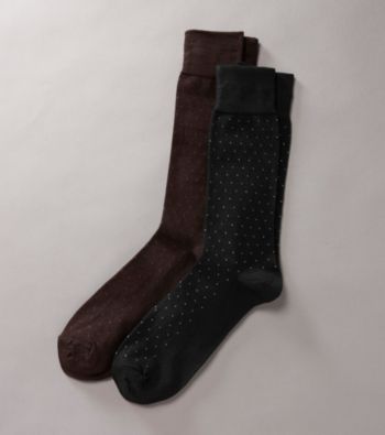 Kenneth Roberts Platinum® Men's Pima Cotton Pindot Socks