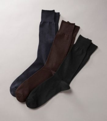 Kenneth Roberts Platinum® Men's Pima Cotton Flat Rib Socks