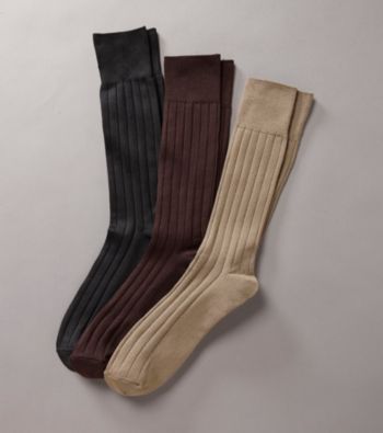 Kenneth Roberts Platinum® Microfiber Wide Rib Socks