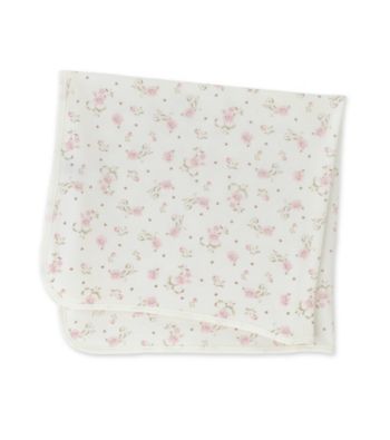 Little Me Baby Girls' Vintage Rose Blanket - Pink