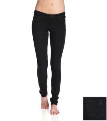 Jessica Simpson Kiss Me Jean Leggings - Black Enzyme Rinse