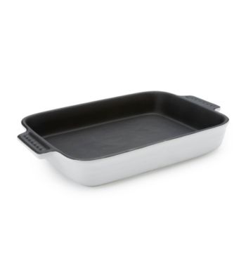 Ruff Hewn 9x13" Rectangular Ceramic Baking Dish - White