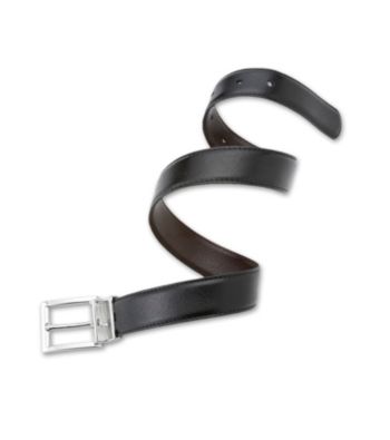 Statements Boys' Black to Brown Reversible Belt