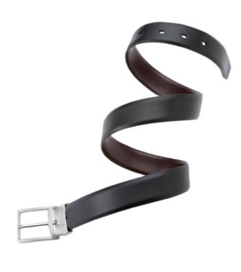 Statements Boys' Black to Brown Reversible Belt