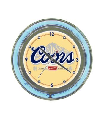 Officially Licensed Coors Ivory Neon Clock