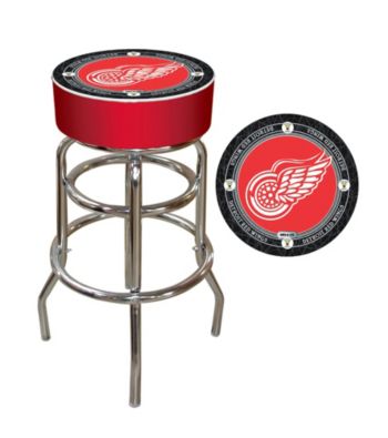 Throwback Detroit Red Wings Padded Bar Stool