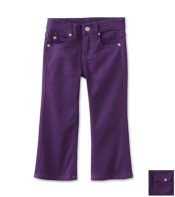 Little Miss Attitude Girls' 2T-6X Stretch Twill Denim Pants