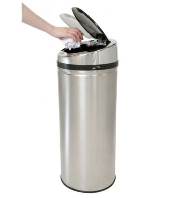 iTouchless® NX 8-gal. Stainless Steel Touchless Trashcan®