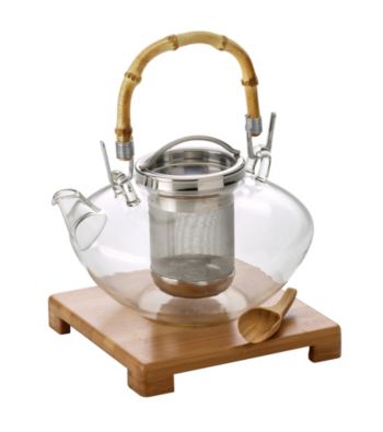 Bon Jour® Zen 42-oz. Glass Teapot Set - Clear