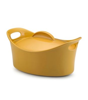 Rachael Ray® Yellow Stoneware 4.25-qt. Casseroval™