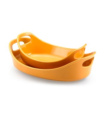 Rachael Ray® Yellow Stoneware 2-pc. Bubble & Brown™ Set