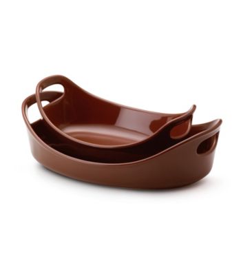 Rachael Ray® Chocolate Stoneware 2-pc. Bubble & Brown™ Set