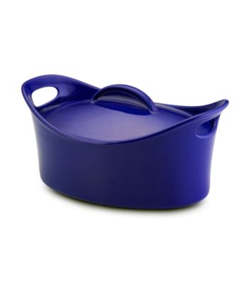 Rachael Ray® Blue Stoneware 4.25-qt. Casseroval™