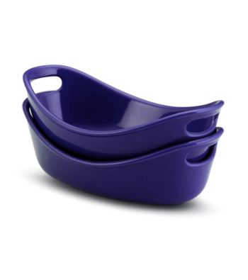 Rachael Ray® Blue Stoneware 2-pc. 12-oz. Bubble & Brown™ Individuals Set