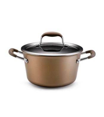 Anolon® Advanced Bronze Collection 4.5-qt. Covered Tapered Sauce Pot