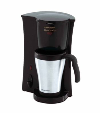 Black & Decker® Brew 'N Go™ Deluxe Coffee Maker with Stainless Steel Mug