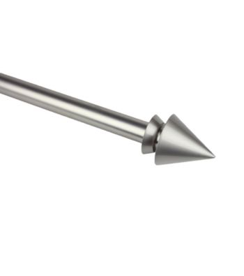 Rod Desyne Drapery Rod with Cone Finials - Satin Nickel