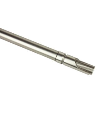 Rod Desyne Drapery Rod with Bolt Finials - Satin Nickel