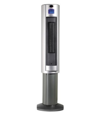 Sunpentown® Silver Pedestal Ceramic Heater