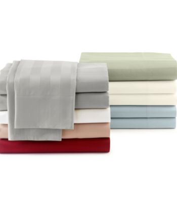 LivingQuarters 410-Thread Count Pima Cotton Sheet Sets