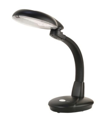Sunpentown® EasyEye 4-tube Energy Saving Desk Lamp with Ionizer - Black
