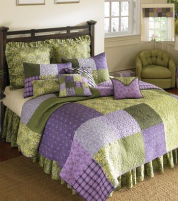Vineyard Square Patchwork Quilt Bedding Collection by Donna Sharp®