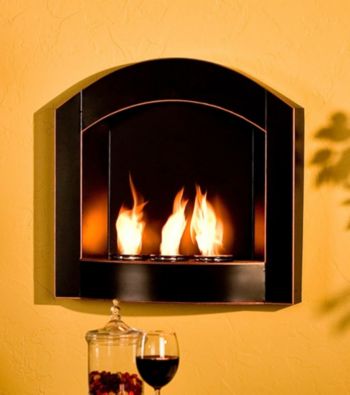 Holly & Martin™ Topher Wall Mount Arch Fireplace