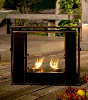 Holly & Martin™ Walton Portable Indoor/Outdoor Gel Fuel Fireplace