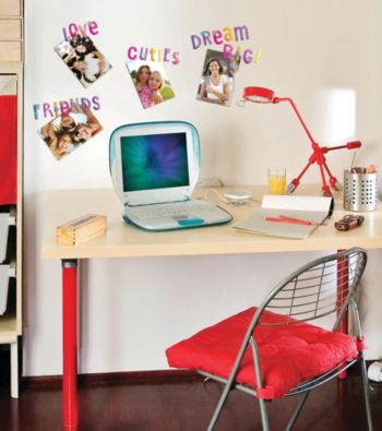 Lot 26 Studio® Glitter Puff Alphabet Wall Decals
