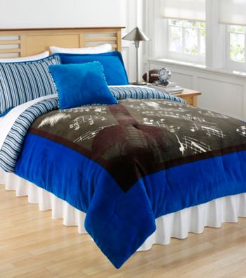 Guitar Kids' Micro Plush Mini Comforter Set by Cozy.Fresh.Fun