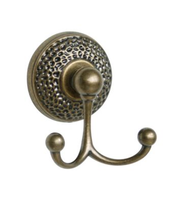 Elegant Home Fashions® Sonoma Towel Double Hook - Antique Brass