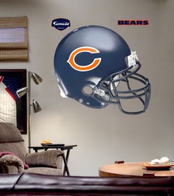 NFL® Chicago Bears Helmet Stick-on Wall Graphic