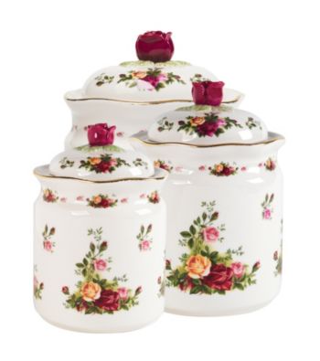 Royal Albert&reg; Old Country Roses 3-pc. Cannister Set