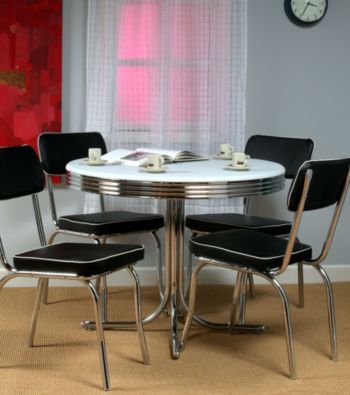 TMS Black Retro Dining Collection