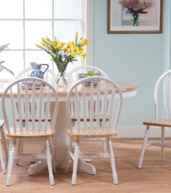 TMS Farmhouse White Dining Collection