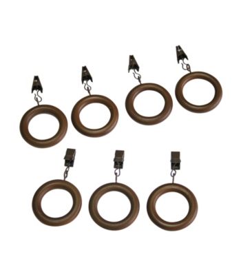 Elegant Home Fashions® Drapery Wooden Ring