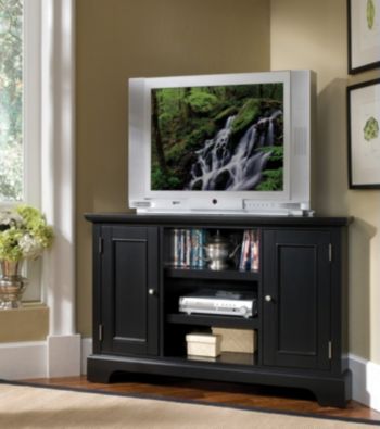 Home Styles® Bedford Corner Entertainment Stand - Black