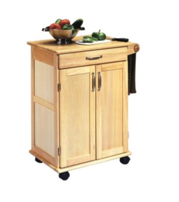 Home Styles® Kitchen Cart with Panel Doors - Natural