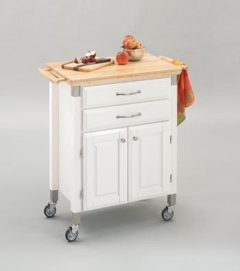 Home Styles&reg; Dolly Madison Prep and Serve Cart - White