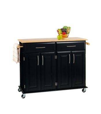 Home Styles® Dolly Madison Island Cart - Black