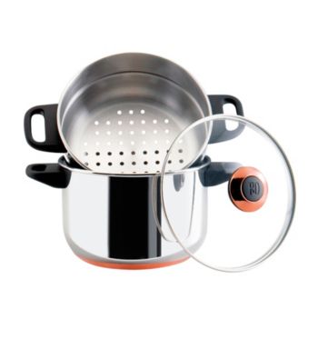 Paula Deen® Signature Stainless Steel Cookware 3-qt. Steamer Set
