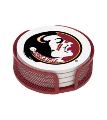 Thirstystone® Florida State University 4-pc. Coaster Set with Holder