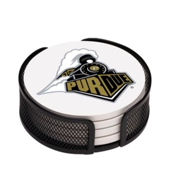 Thirstystone® Purdue University 4-pc. Coaster Set with Holder