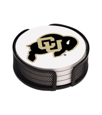 Thirstystone® University of Colorado 4-pc. Coaster Set with Holder