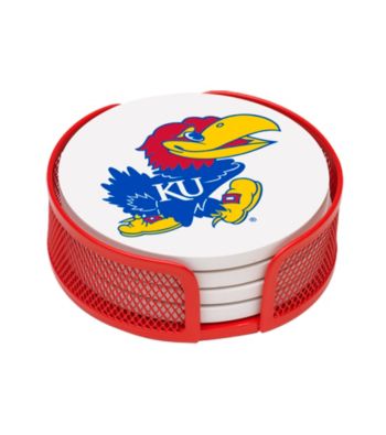 Thirstystone® University of Kansas 4-pc. Coaster Set with Holder