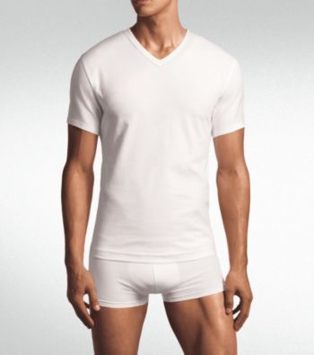 Calvin Klein Men's 3-Pack Slim V-Neck T-Shirt