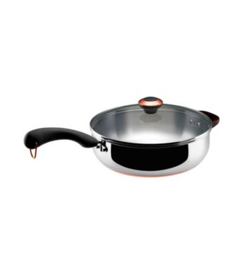 Paula Deen® Signature Stainless Steel 4-qt. Covered Saute Pan with Helper Handle